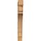 Ekena Millwork Merced Block Rough Sawn Bracket, Western Red Cedar, 4"W x 22"D x 34"H BKT04X22X34MRC05RWR - alternate 4